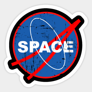 NASA Space logo Sticker